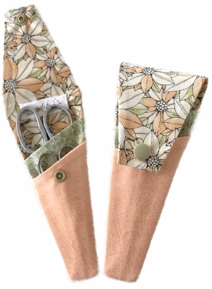 Etui fermé double 2 ciseaux