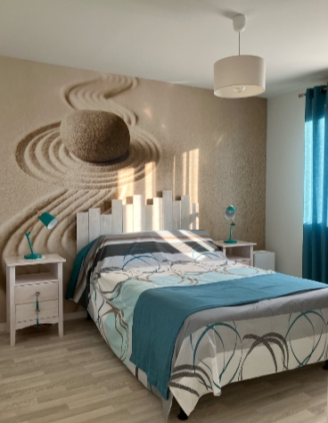 Chambre sur le sable