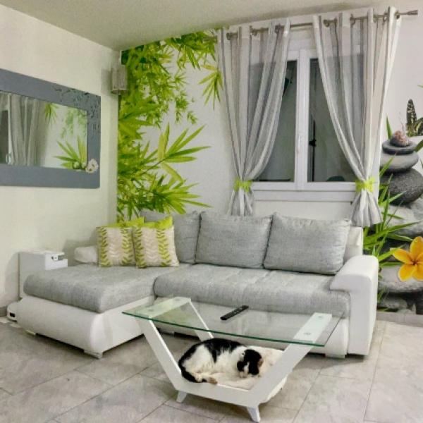 Salon ambiance zen et lumineuse