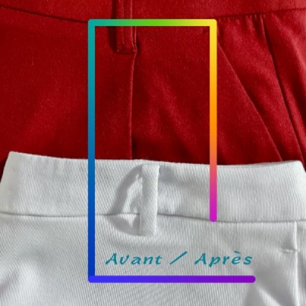 modification de pinces de pantalon